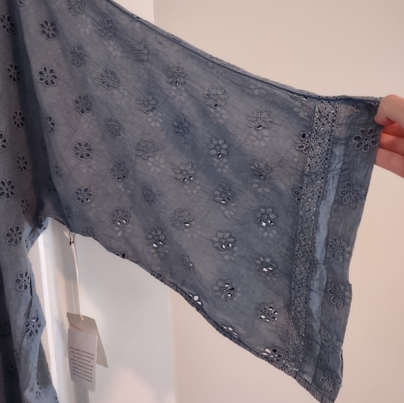 Tularosa Melinda Eyelet Lace Mini Dress - Missing Sash - Picture 4 of 16